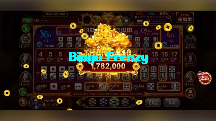 available types of Bingo Frenzy bet including pre-match live express and system bets